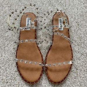 Steve Madden studded ankle wrap sandal